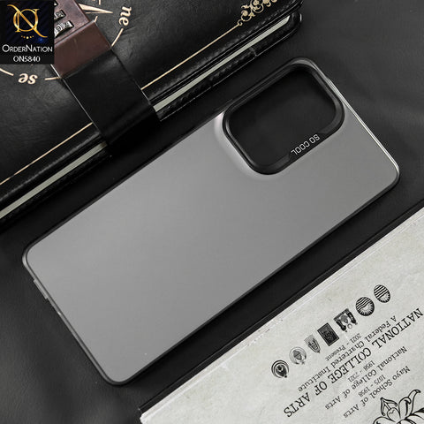 Samsung Galaxy A53 Cover - Matte Gray - New Exclusive Highend Matte Color Gradient Shiny Case With Soft Borderes Protection