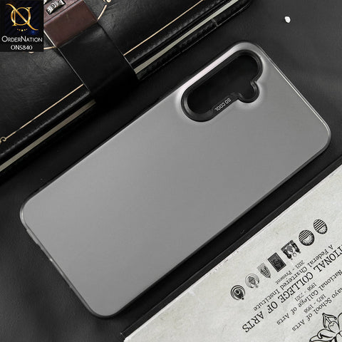 Samsung Galaxy A54 5G Cover - Matte Gray - New Exclusive Highend Matte Color Gradient Shiny Case With Soft Borderes Protection