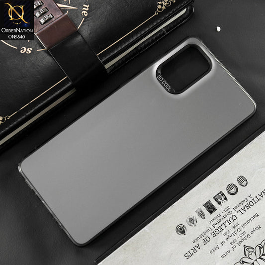 Samsung Galaxy A71 Cover - Matte Gray - New Exclusive Highend Matte Color Gradient Shiny Case With Soft Borderes Protection
