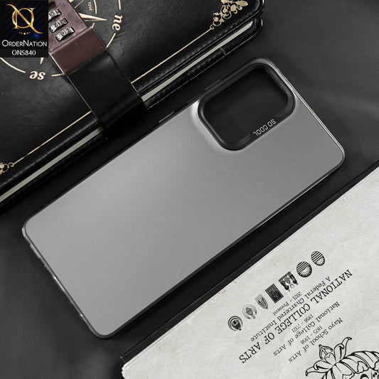 Samsung Galaxy A72 Cover - Matte Gray - New Exclusive Highend Matte Color Gradient Shiny Case With Soft Borderes Protection