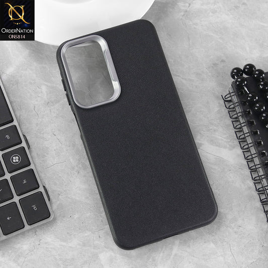 Samsung Galaxy A26 Cover - Black - New Premium Soft TPU Leather Texture Slim Case