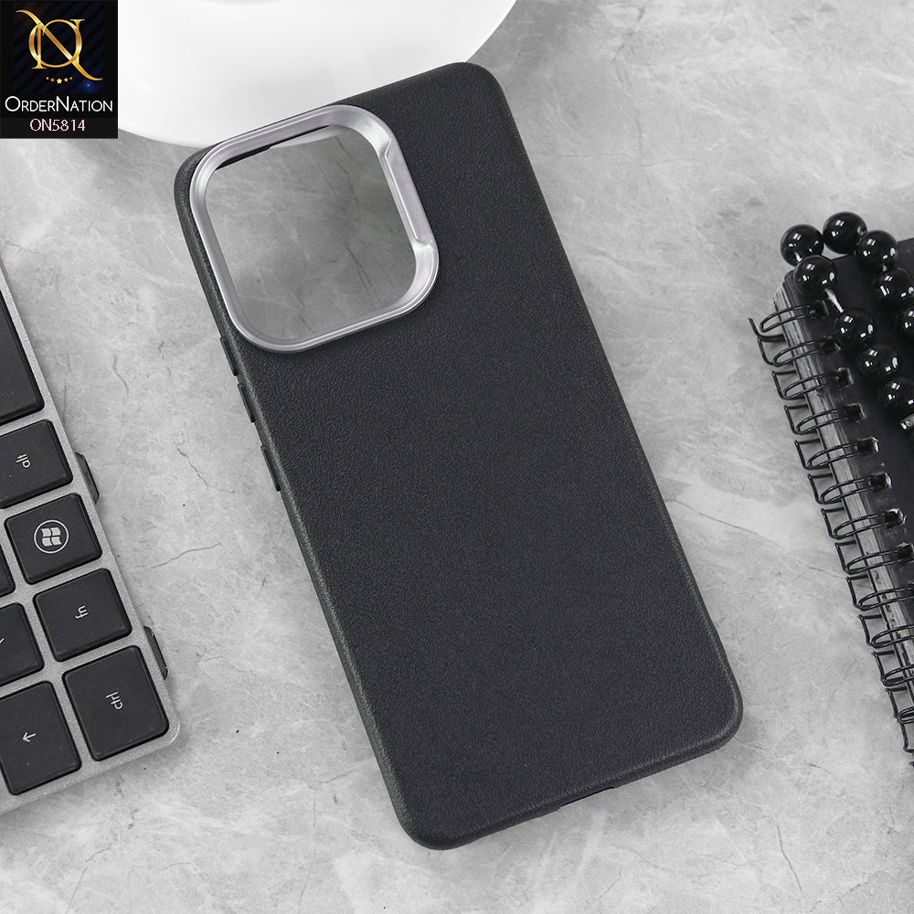 Vivo V60 Lite 4G Cover - Black - New Premium Soft TPU Leather Texture Slim Case