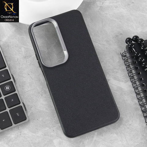 Vivo Y31 5G Cover - Black - New Premium Soft TPU Leather Texture Slim Case