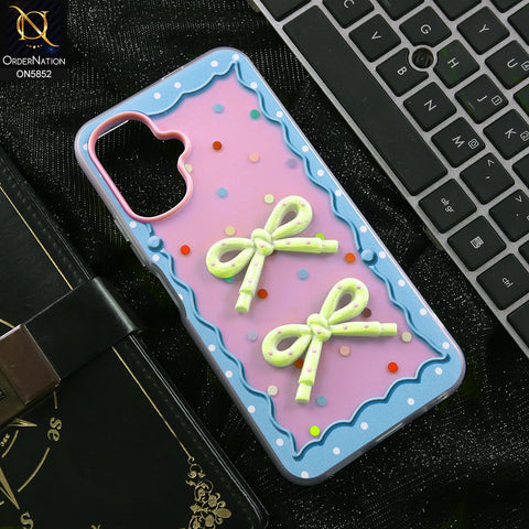 Infinix Smart 10 Cover - Purple - New Delightful 3D Bow Soft Case