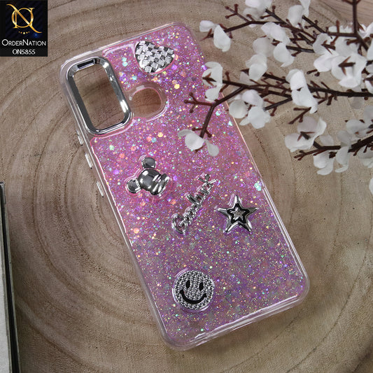 Tecno Spark 5 pro Cover - Design5 - New Cool 3D Goodluck Trendy Dual Sides Glitter Shiny Case (Glitter Doesn`t Move)