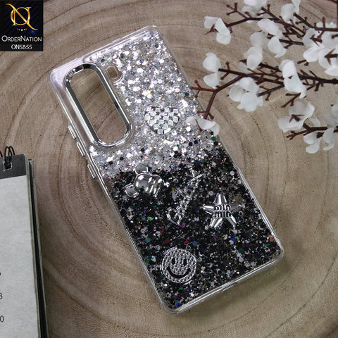Infinix Hot 50 Pro Plus Cover - Design4 - New Cool 3D Goodluck Trendy Dual Sides Glitter Shiny Case (Glitter Doesn`t Move)