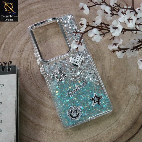 Infinix Note 50 Pro 4G Cover - Design1 - New Cool 3D Goodluck Trendy Dual Sides Glitter Shiny Case (Glitter Doesn`t Move)