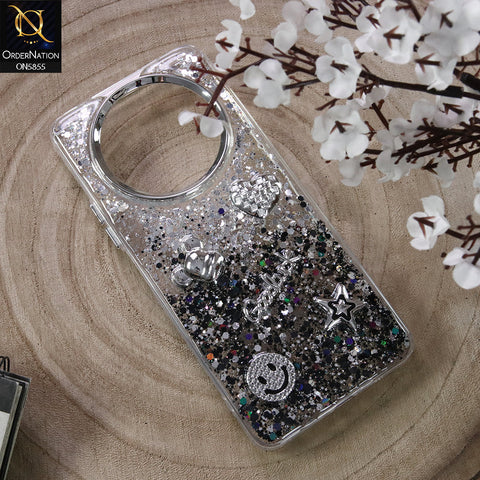 Xiaomi Poco C61 Cover - Design4 - New Cool 3D Goodluck Trendy Dual Sides Glitter Shiny Case (Glitter Doesn`t Move)