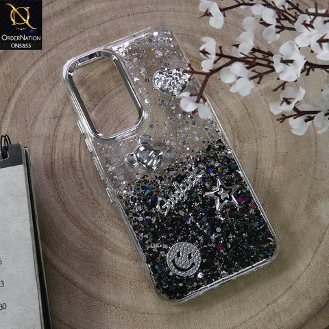 Vivo Y19 Cover - Design4 - New Cool 3D Goodluck Trendy Dual Sides Glitter Shiny Case (Glitter Doesn`t Move)