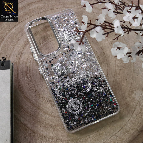 Samsung Galaxy A15 5G Cover - Design4 - New Cool 3D Goodluck Trendy Dual Sides Glitter Shiny Case (Glitter Doesn`t Move)