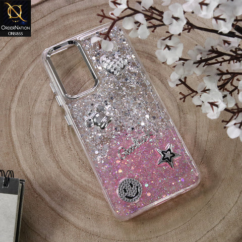 Samsung Galaxy A52 Cover - Design7 - New Cool 3D Goodluck Trendy Dual Sides Glitter Shiny Case (Glitter Doesn`t Move)