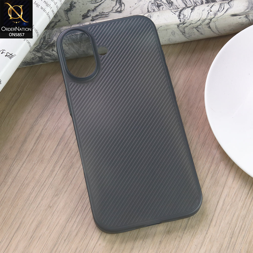 iPhone 17 Cover - Black - New Colored Semi-Transparent Ultra Thin Paper Shell Case