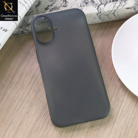 iPhone 17 Cover - Black - New Colored Semi-Transparent Ultra Thin Paper Shell Case