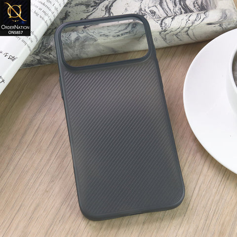 iPhone 17 Pro Max Cover - Black - New Colored Semi-Transparent Ultra Thin Paper Shell Case