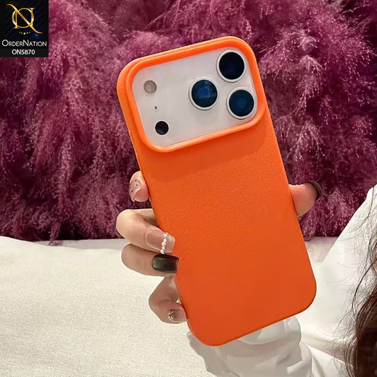 iPhone 17 Pro Max Cover - Orange - X-LEVEL - Magnet NeoGrid Series - New Premium Texture Cases With MagSafe