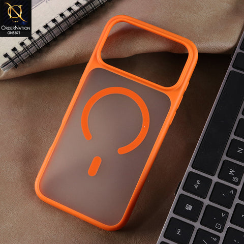 iPhone 17 Pro Max Cover - Orange - New Premium X-LEVEL MAGNET ARMOR Back Case