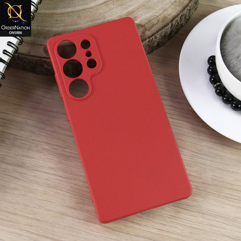 Samsung Galaxy S25 Ultra Cover - Red - New X-LEVEL-Thin Series-Soft-Touch Matte Finish Protective Case & Slim Fit