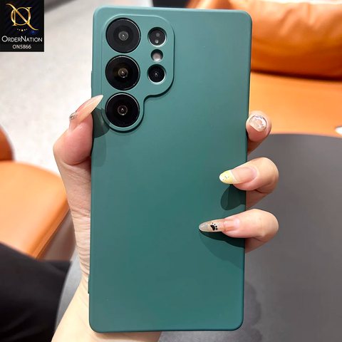 Samsung Galaxy S25 Ultra Cover - Green - New X-LEVEL-Thin Series-Soft-Touch Matte Finish Protective Case & Slim Fit