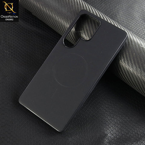 Samsung Galaxy S25 Ultra Cover - Black - New X-Level-Magnet Duke Series-Magnetic MagSafe Compatible Matte Case