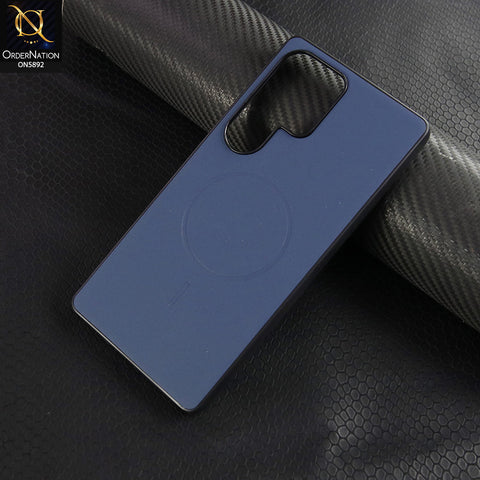 Samsung Galaxy S25 Ultra Cover - Blue - New X-Level-Magnet Duke Series-Magnetic MagSafe Compatible Matte Case
