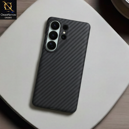Samsung Galaxy S26 Ultra Cover - Black - New X-LEVEL - CFRP Nanofiber Series - Premium Quality Carbon Fiber Back MagSafe Case