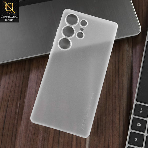 Samsung Galaxy S25 Ultra Cover - Transparent - New X-Level-Classic Wings II-Series Colored Semi-Transparent Ultra Thin Shell Case