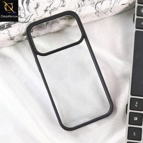 iPhone 17 Pro Cover - Black - New Premium High Grade Quality Soft Tpu Side Bordered Clear Case