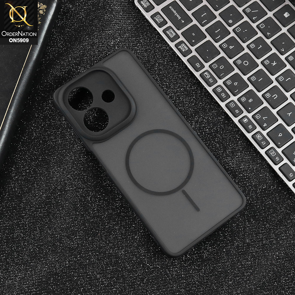 Oppo A40 - Black - New Fine Premium Soft TPU Side Bordered Semi Transparent Case