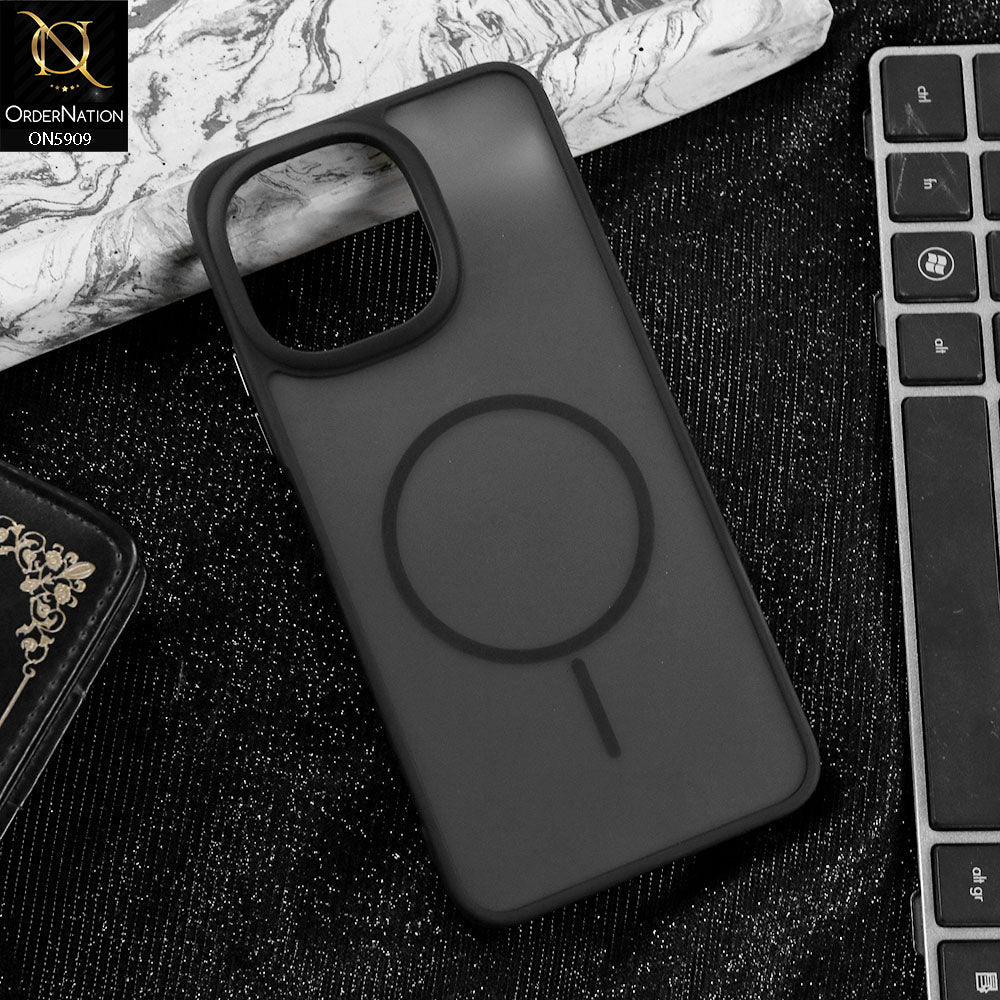 Tecno Spark 40C Cover - Black - New Fine Premium Soft TPU Side Bordered Semi Transparent Case