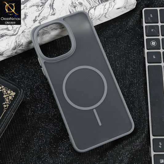 Tecno Spark 40C Cover - Gray - New Fine Premium Soft TPU Side Bordered Semi Transparent Case