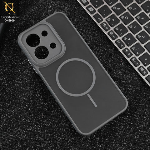 Xiaomi Poco C85 4G - Gray - New Fine Premium Soft TPU Side Bordered Semi Transparent Case