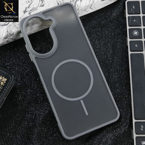 Xiaomi Redmi A5 4G Cover - Gray - New Fine Premium Soft TPU Side Bordered Semi Transparent Case