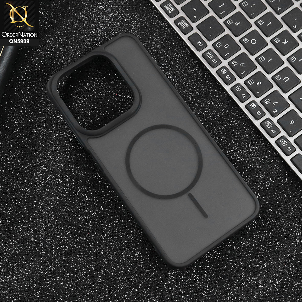 Tecno Pop 7 Pro - Black - New Fine Premium Soft TPU Side Bordered Semi Transparent Case
