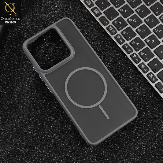 Tecno Spark Go 2023 - Gray - New Fine Premium Soft TPU Side Bordered Semi Transparent Case