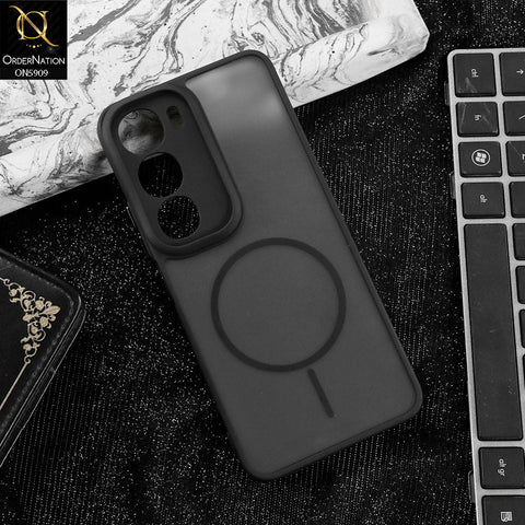 Vivo Y19s Pro Cover - Black - New Fine Premium Soft TPU Side Bordered Semi Transparent Case