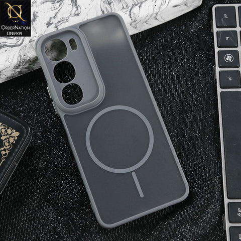 Vivo Y19s Pro Cover - Gray - New Fine Premium Soft TPU Side Bordered Semi Transparent Case
