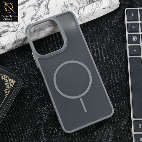 Vivo Y28 4G Cover - Gray - New Fine Premium Soft TPU Side Bordered Semi Transparent Case