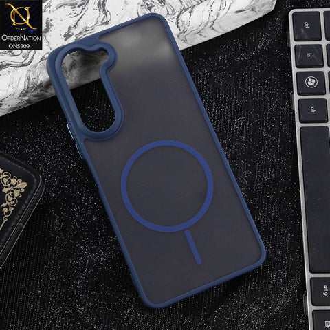 Vivo Y19 Cover - Blue - New Fine Premium Soft TPU Side Bordered Semi Transparent Case
