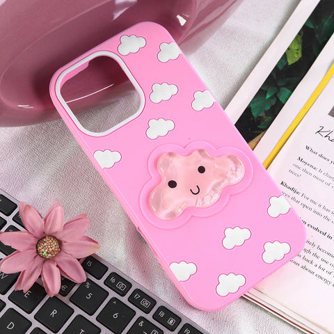 iPhone 16 Pro Max - Pink - New HIgh Qulaity Trendy 3D Liquid Gel Soft Case