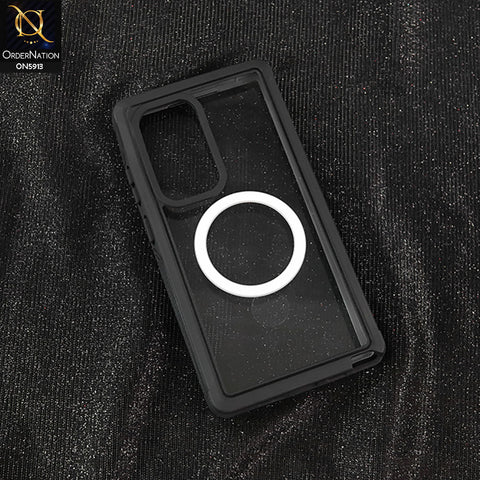 Samsung Galaxy S24 Ultra Cover - Black - New Premium Quality Pc Shell Case With MagSafe And FingerPrint Supported