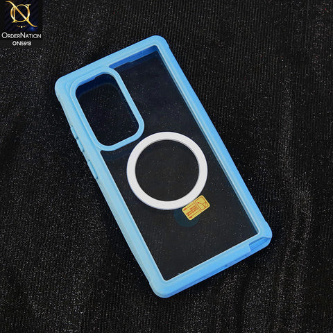 Samsung Galaxy S24 Ultra Cover - Sky Blue - New Premium Quality Pc Shell Case With MagSafe And FingerPrint Supported