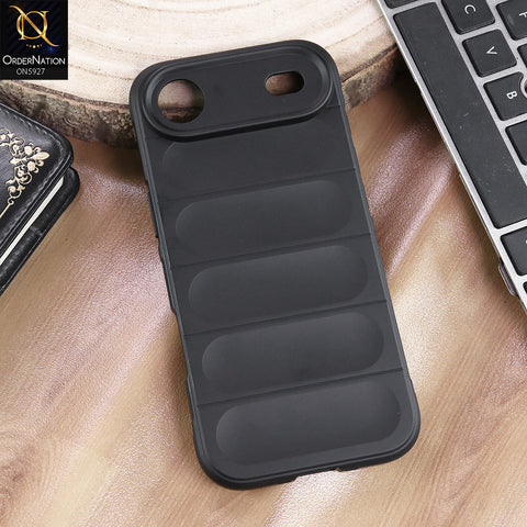 iPhone 17 Air Cover - Black -  New Flexible TPU Mobile Phone Back Cover Scratch Proof Phone Protective Case