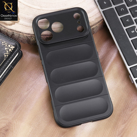 iPhone 17 Pro Max Cover - Black -  New Flexible TPU Mobile Phone Back Cover Scratch Proof Phone Protective Case