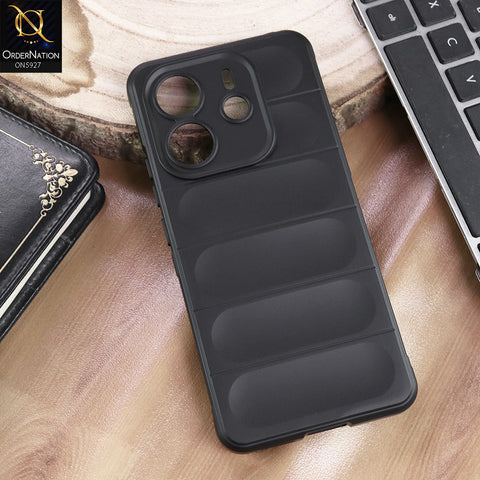 Xiaomi Redmi Note 14 4G Cover - Black - New Flexible TPU Mobile Phone Back Cover Scratch Proof Phone Protective Case