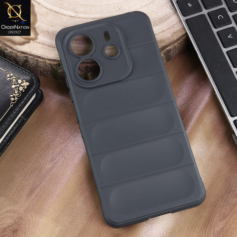 Xiaomi Redmi Note 14 4G Cover - Gray - New Flexible TPU Mobile Phone Back Cover Scratch Proof Phone Protective Case