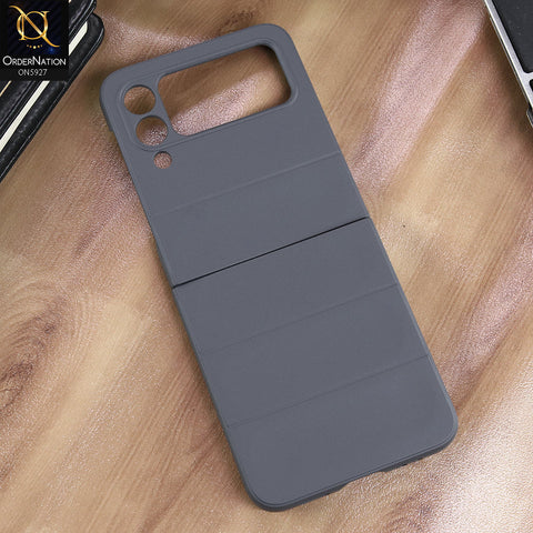 Samsung Galaxy Z Flip 4 5G Cover - Gray - New Flexible TPU Mobile Phone Back Cover Scratch Proof Phone Protective Case