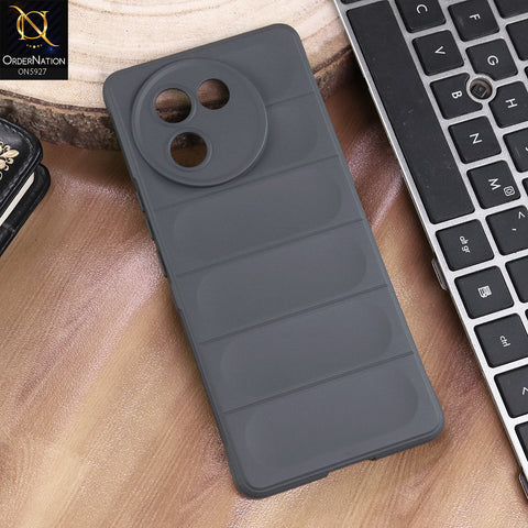 Vivo V30e Cover - Gray - New Flexible TPU Mobile Phone Back Cover Scratch Proof Phone Protective Case