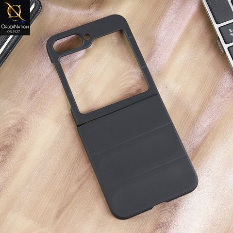 Samsung Galaxy Z Flip 6 Cover - Black - New Flexible TPU Mobile Phone Back Cover Scratch Proof Phone Protective Case