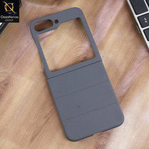Samsung Galaxy Z Flip 6 Cover - Gray - New Flexible TPU Mobile Phone Back Cover Scratch Proof Phone Protective Case