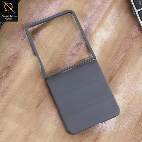 Samsung Galaxy Z Flip 7 Cover - Gray - New Flexible TPU Mobile Phone Back Cover Scratch Proof Phone Protective Case